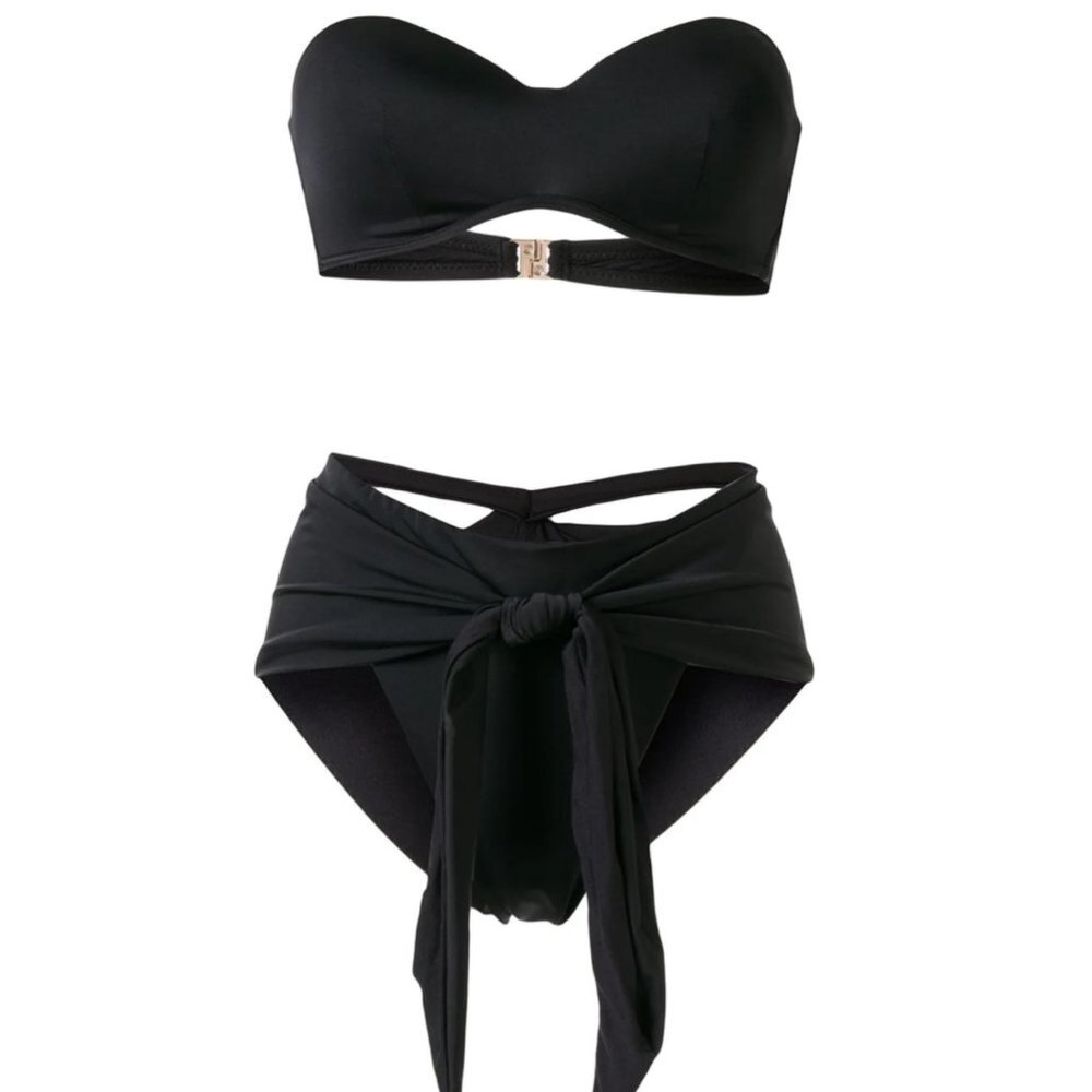 💖HP💖 NWT MOEVA BLACK DYLAN BIKINI SIZE S - Picture 6 of 11